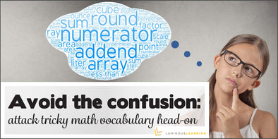 Avoid the confusion: attack tricky math vocabulary head-on