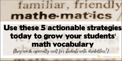 strategies to grow students math vocabulary